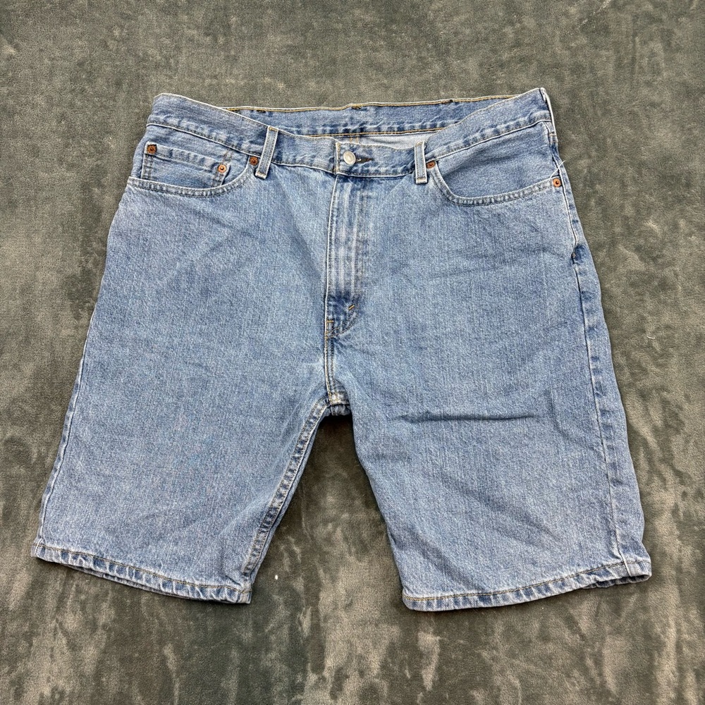 Levi 505 Classic Blue Denim Men's Shorts size 38 jorts
